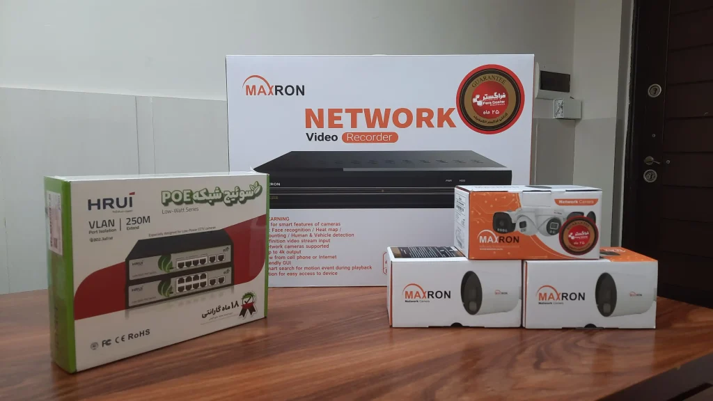 فروش و تامین دوربین مداربسته تحت شبکه در قزوین